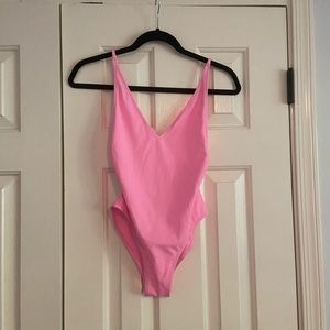 NWT Topshop Millenial Pink One Piece Suit